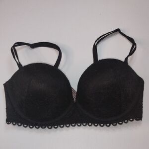 Victoria's Secret Very Sexy Multiway Black Lace Bra Size 34C Classic Minimalist